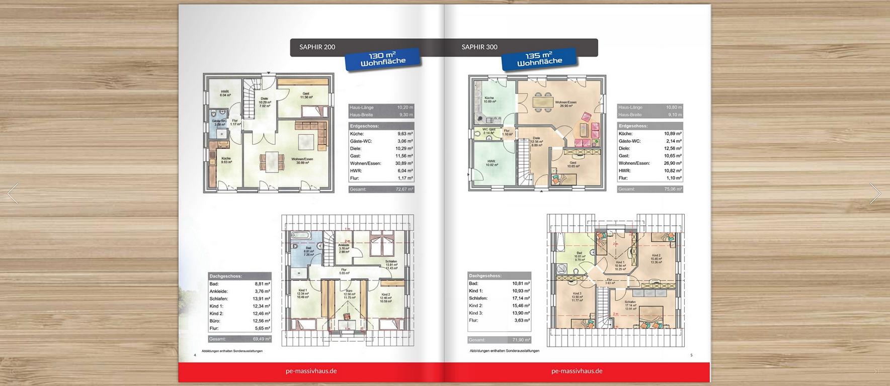 Unser Katalog PE Massivhaus